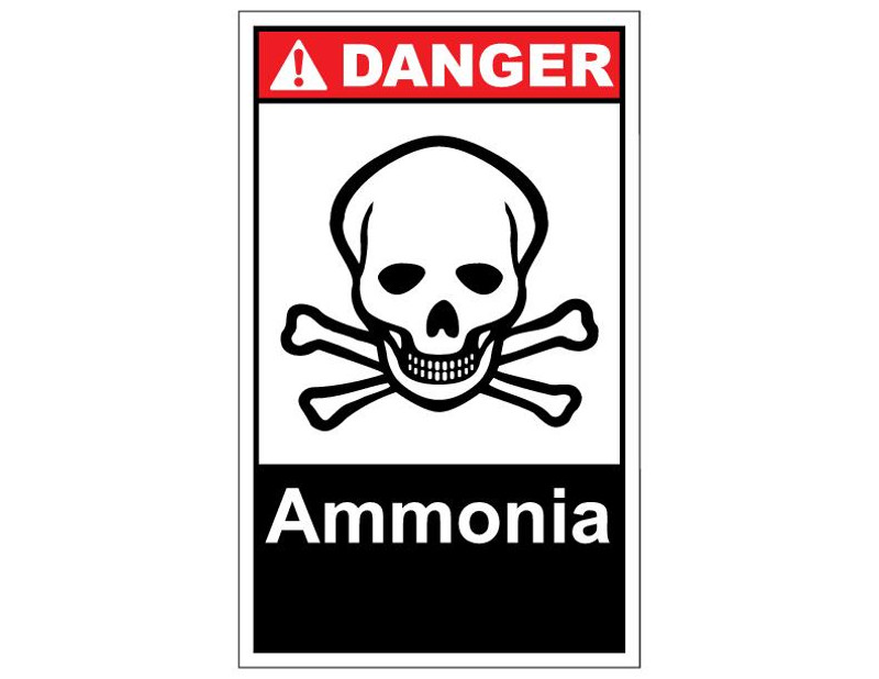 ANSI Danger Ammonia