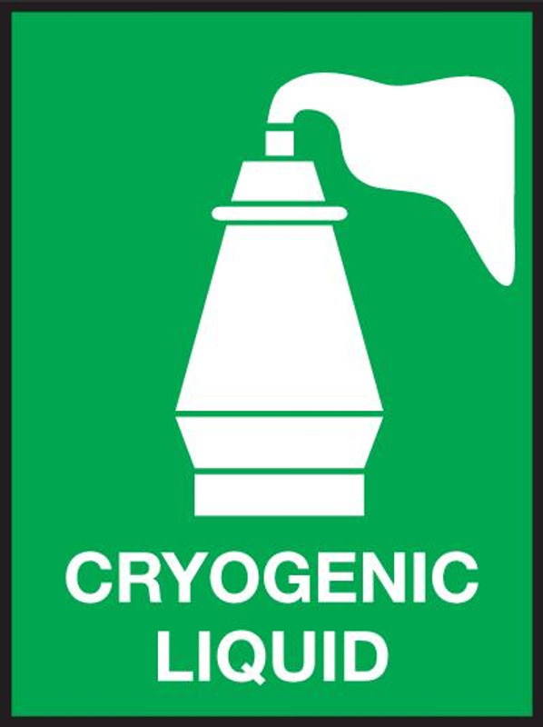 Cryogenic Liquid Label