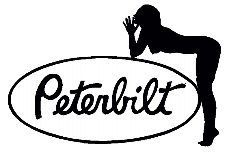 Peterbilt Sexy Girl Decal