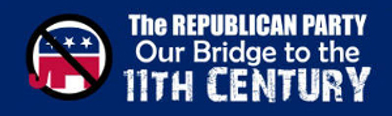 Republican Party, Bridge To The 11th Century Bumper Sticker