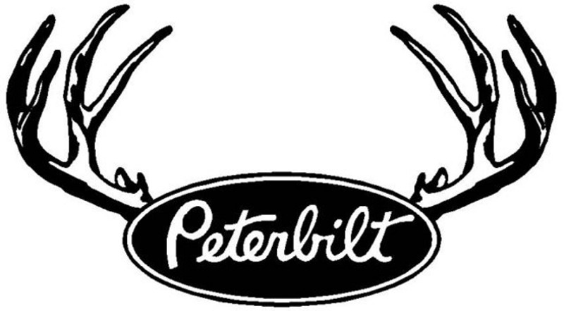 Peterbilt With Antler Decal