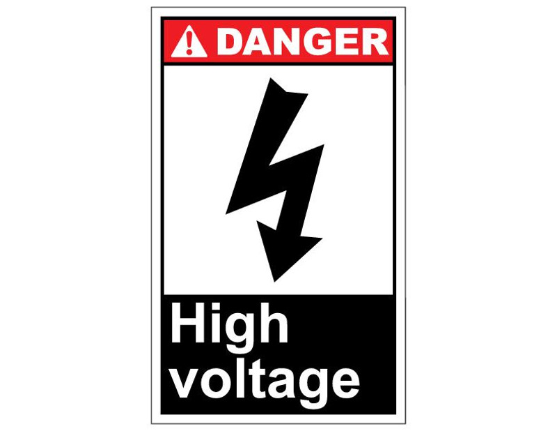 ANSI Danger High Voltage