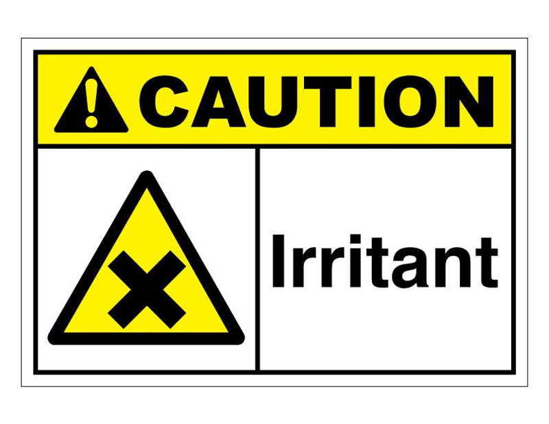 ANSI Caution Irritant
