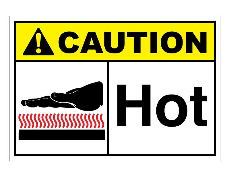 ANSI Caution Hot