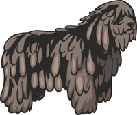 Bergamasco Shepherd Dog Sticker