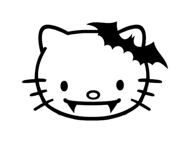 hello kitty pumpkin stencil