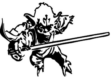 master yoda silhouette