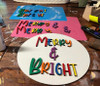 Cool Modern Font Messy Merry and Bright