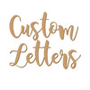 Custom Word Connected Letters Font 2 custom letters