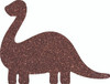 Acrylic Dinosaur Shape, Custom Glitter Acrylic Cutout