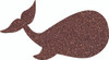 Custom Whale Acrylic Shape, Laser Cut Glitter Craft