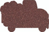 Cotton Truck Acrylic Blank Shape, Glitter Wall Craft