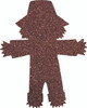 Fall Scarecrow Acrylic Cutout, Blank Scarecrow DIY