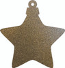 Glitter Star Ornament Acrylic Shape, Blank Star Acrylic Craft