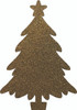 Acrylic Christmas Tree with Star Cutout, Blank Craft Glitter Acrylic