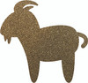 Blank Goat Acrylic Cutout, Glitter Acrylic Farm Craft DIY Shape