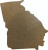 Georgia State Acrylic Shape, Glitter Acrylic Blank Craft, Decorative