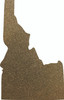 Idaho State Acrylic Shape, Glitter Acrylic Blank Craft, Decorative