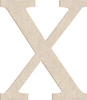 Wooden Greek Letter Cutout, Unfinished Wood Greek Font, MDF