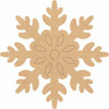 Snowflake Acrylic Shape, Glitter Winter Snowflake Cutout