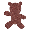 Voodoo Doll Bear Acrylic Shape, Scary Glitter Acrylic Craft