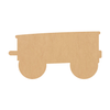 Unfinished Tractor Trailer Wood Cutout, Paintable Farm Shape