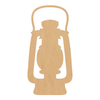 Wooden Camping Lantern Shape, Unfinished Lantern Cutout