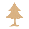 Winter Pine Tree Wood Shape, Wooden MDF Cutout