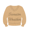 Sweater Weather Wood Shape, Wooden MDF Cutout