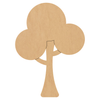 Winter Tree Wood Shape, Wooden MDF Craft Winter Cutout