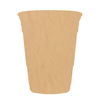 Mardi Gras Solo Cup Wood Shape, Wooden MDF Cup Cutout