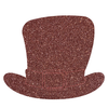 St. Patrick's Hat Acrylic Shape, Glitter Hat Craft Cutout