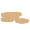 Coins Wood Shape, Wooden MDF St. Patrick's Cutout