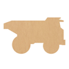 Construction Dump Truck Wood Shape, Wooden Truck Cutout