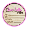 customizable baby birth announcement sign