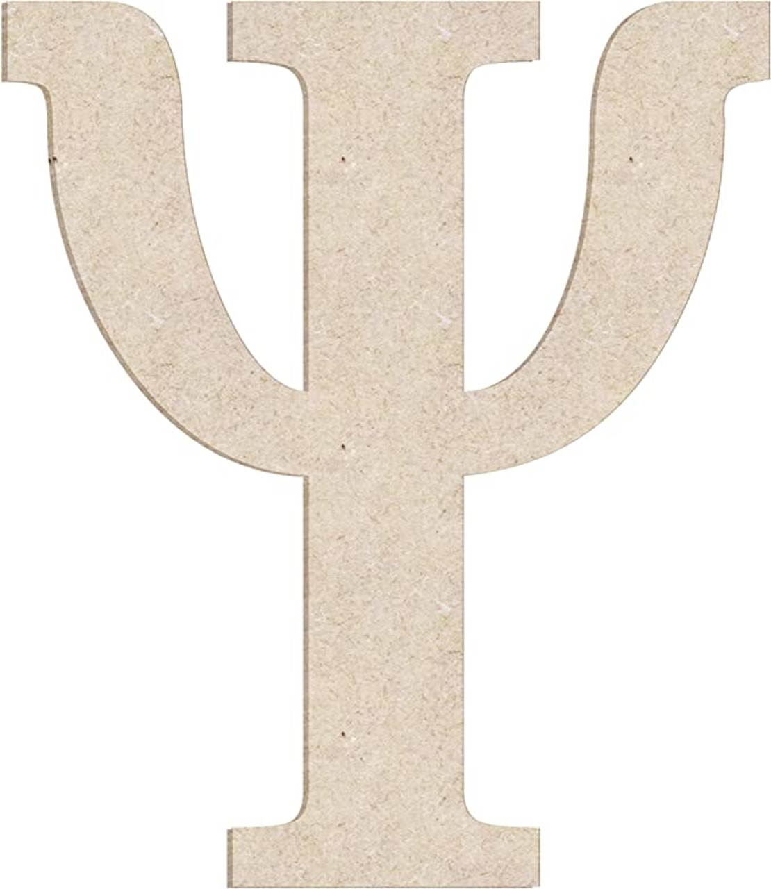 Greek Letter A Alpha Symbol Unfinished Wood Letters 6 Inch Tall Paintable  MDF 
