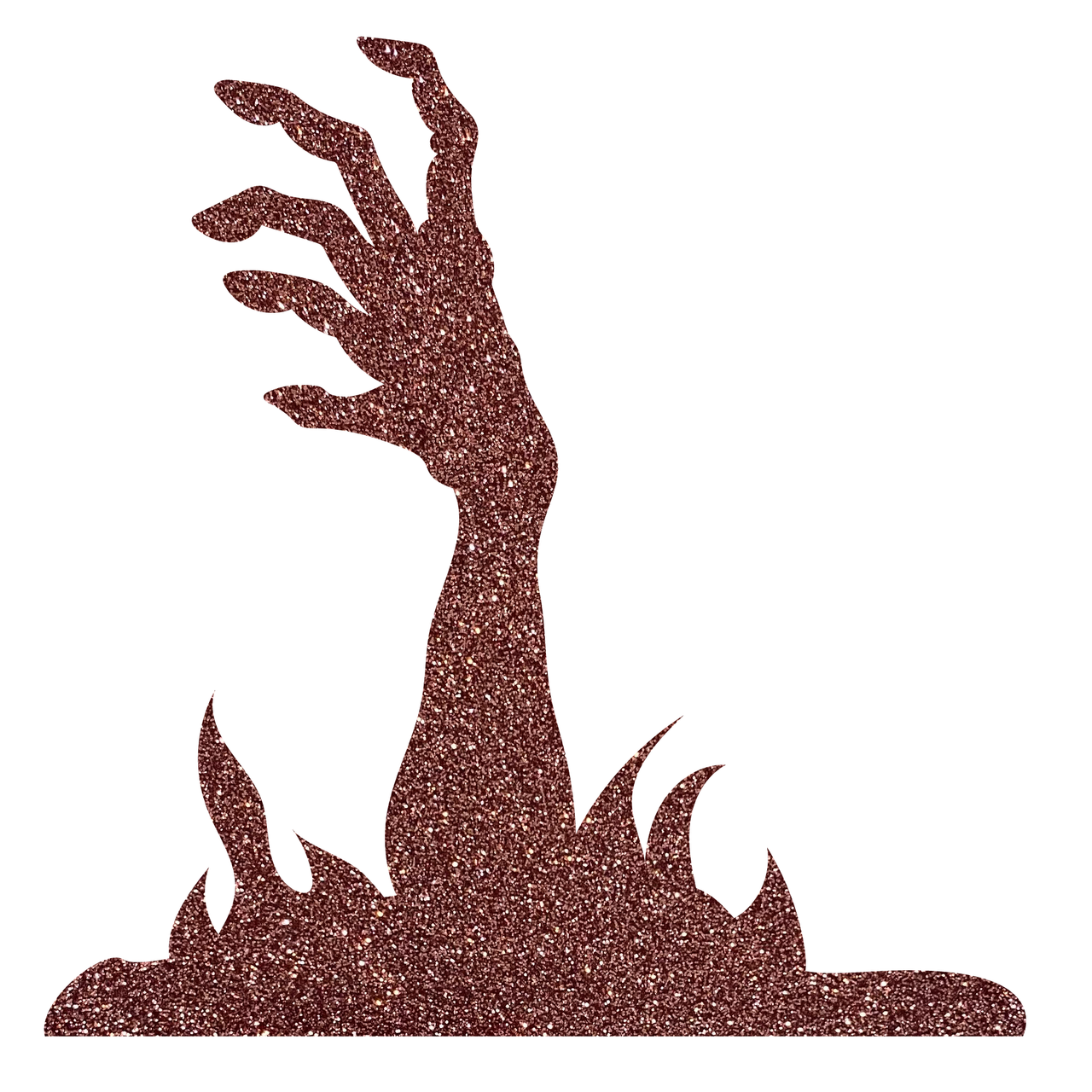 zombie hand stencil