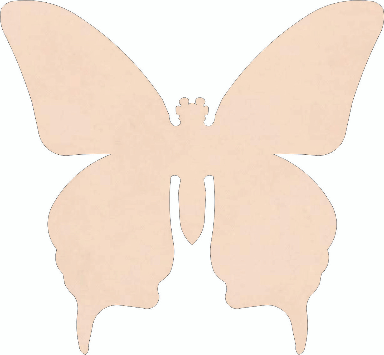 butterfly cut out