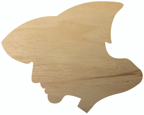 Patriot Wood Cutout, Unfinished Real Wood Patriot Shape