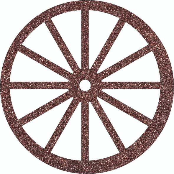 Wagon Wheel Acrylic Cutout, Blank Wagon Wheel Acrylic Shape