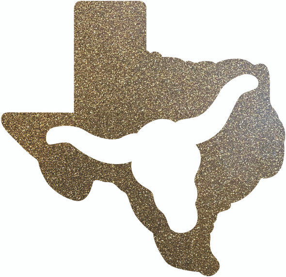 Texas State Longhorn Acrylic Shape, Longhorn Clear Acrylic Blank