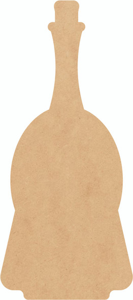 Bottle Wooden Shape, Unfinished Halloween Wood Bottle Cutout