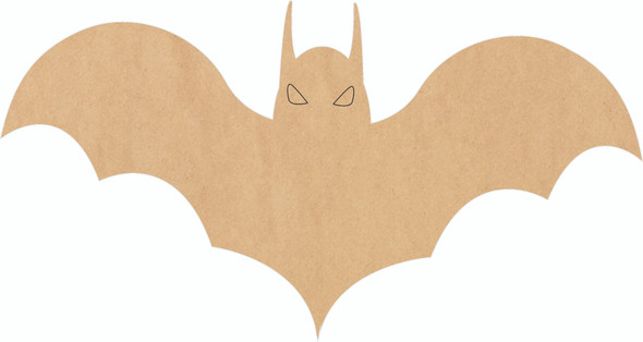 Halloween Bat Acrylic Shape, Glitter DIY Cutout