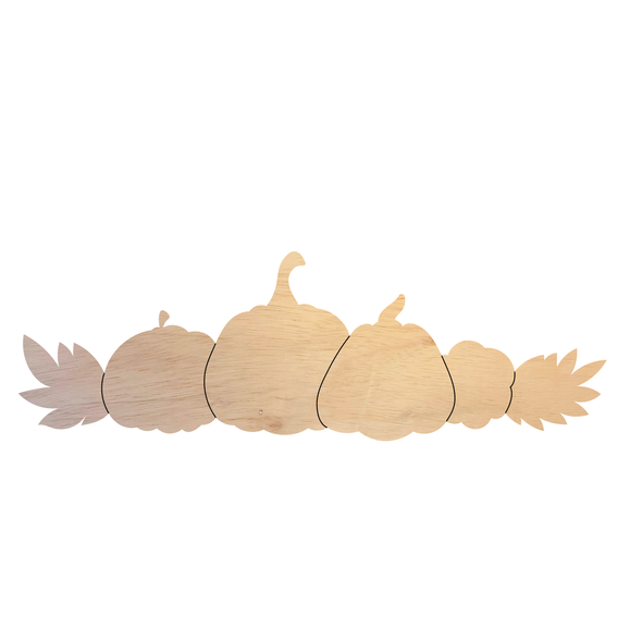 Wood Pumpkin Patch Shape, Pumpkin Fall Craft Cutout
