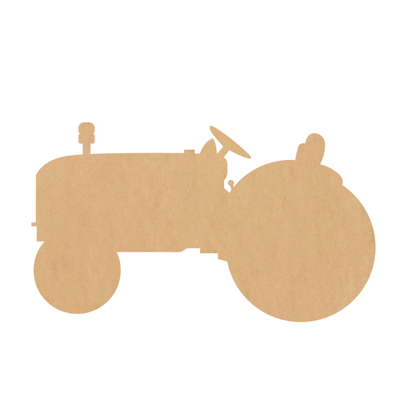 Tractor Farm Shape, Unfinished Farm Fall Tractor Cutout