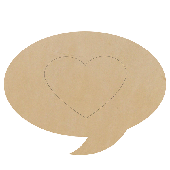 Valentine Heart Convo Leather Shape, Leather Heart Cutout