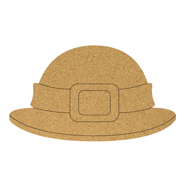 St. Patrick's Day Hat Cork Board Shape, Craft Cutout