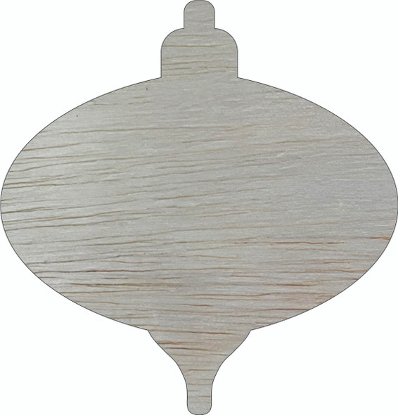 Wide Ornament Wooden Door Hanger, Unfinished Christmas