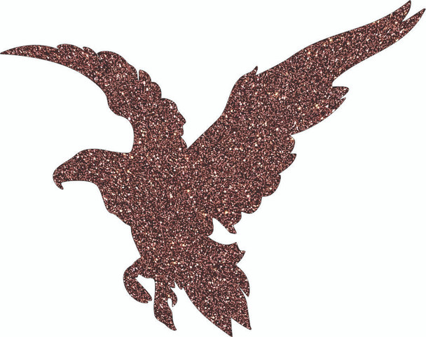 Glitter Acrylic Eagle Shape, Unfinished Acrylic Craft