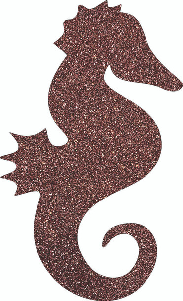 Glitter Seahorse Acrylic Shape, Custom Laser Cut